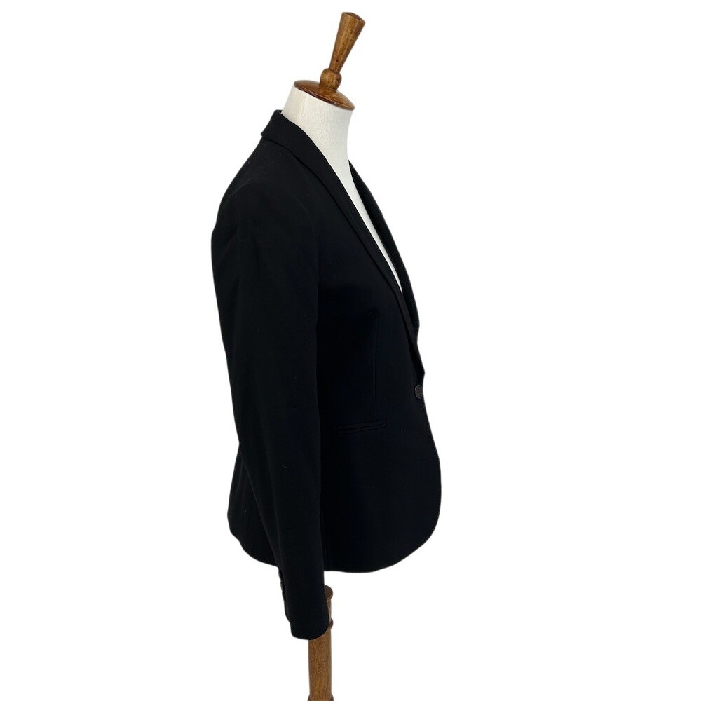 J.Crew Parke Wool Blazer Black Classic Tailored Workwear Jacket, size 2 - Picture 8 of 15